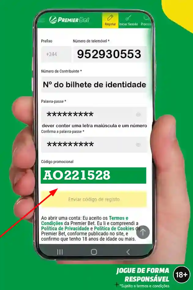 Codigo Promocional - Premier Bet